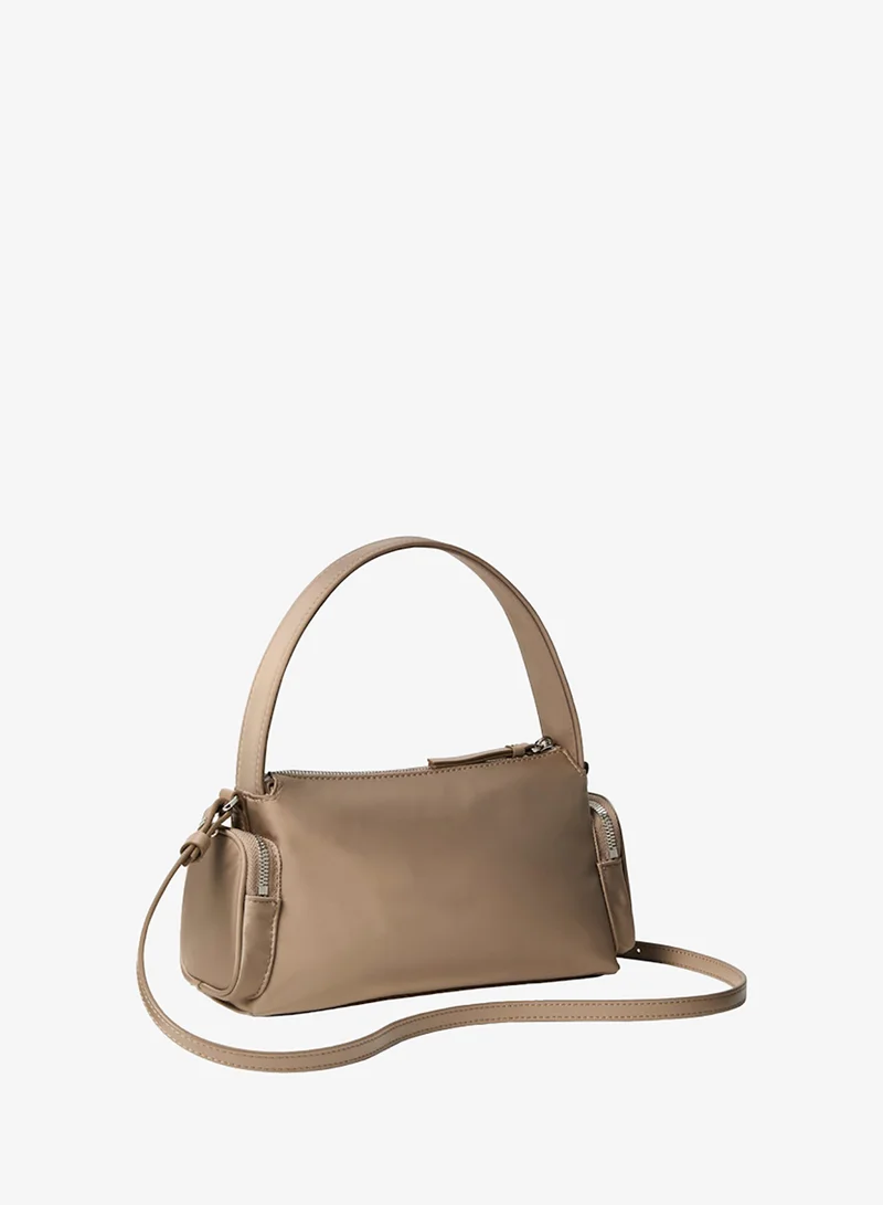 CALVIN KLEIN Pocket Nylon Flap  Shoulder Bag